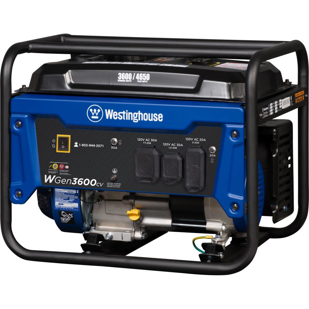 Westinghouse Generator Portable Gas Powered with CO Sensor - Ascmtools
