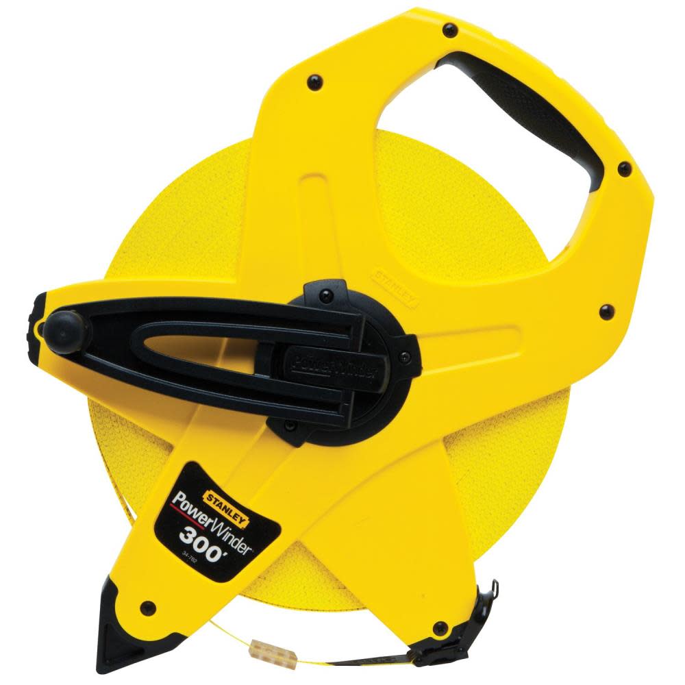Stanley 300 Ft. PowerWinder Open Tape with a Fiberglass Blade - Ascmtools