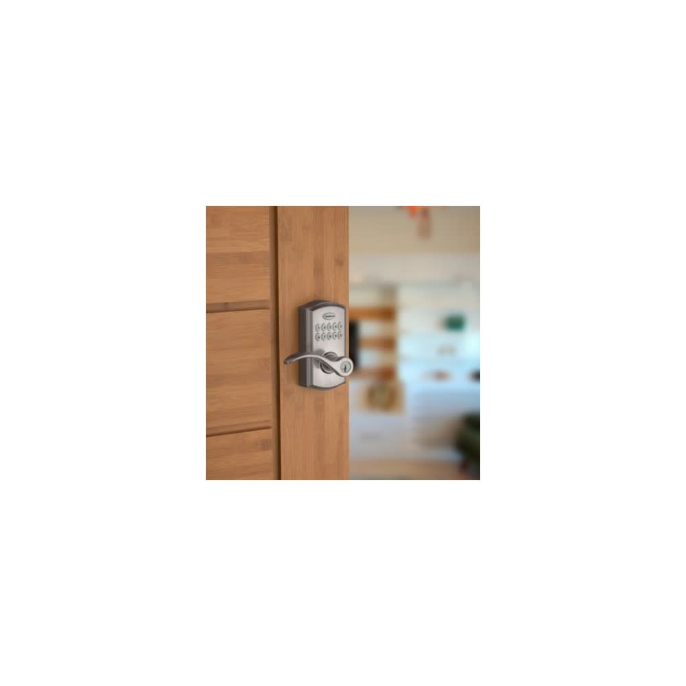 Kwikset SmartKey Pembroke Door Lever SmartCode 955 Satin Nickel - Ascmtools
