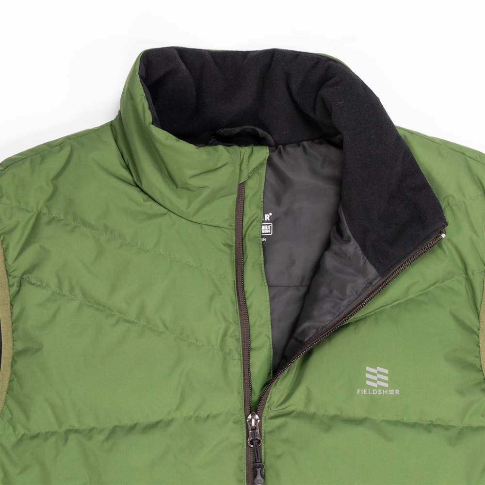 Mobile Warming 7.4V Crest Heated Down Vest Mens Green 3X - Ascmtools