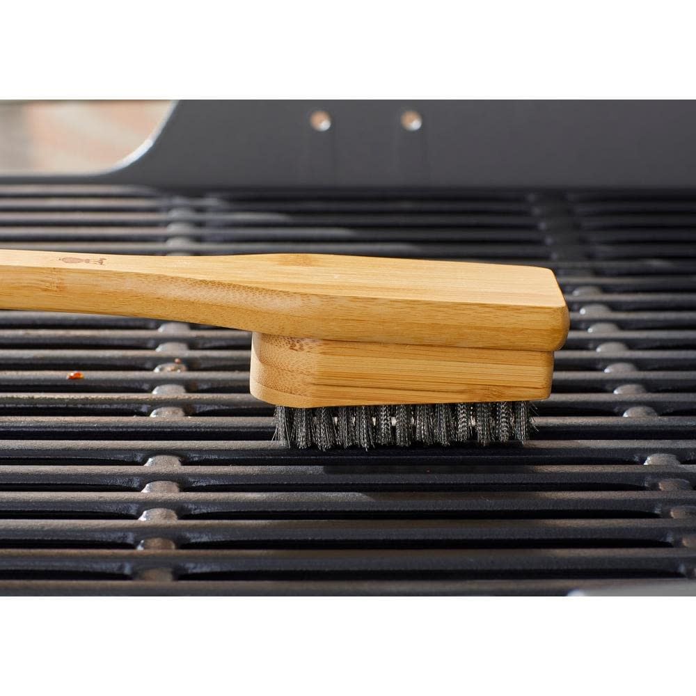 Weber 18″ Long Bamboo Grill Brush - Ascmtools