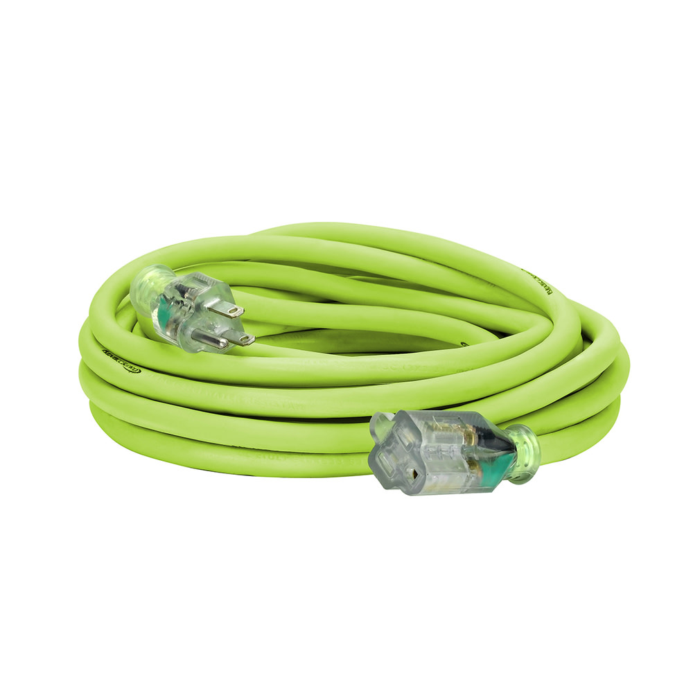Flexzilla 25 ft. Pro Extension Cord 12/3 AWG - Ascmtools