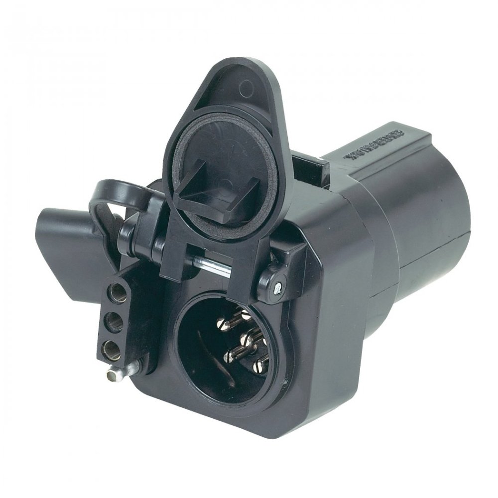 Hopkins Multi Tow Trailer Adapter 7 Blade to 6 Round & 4 Flat - Ascmtools