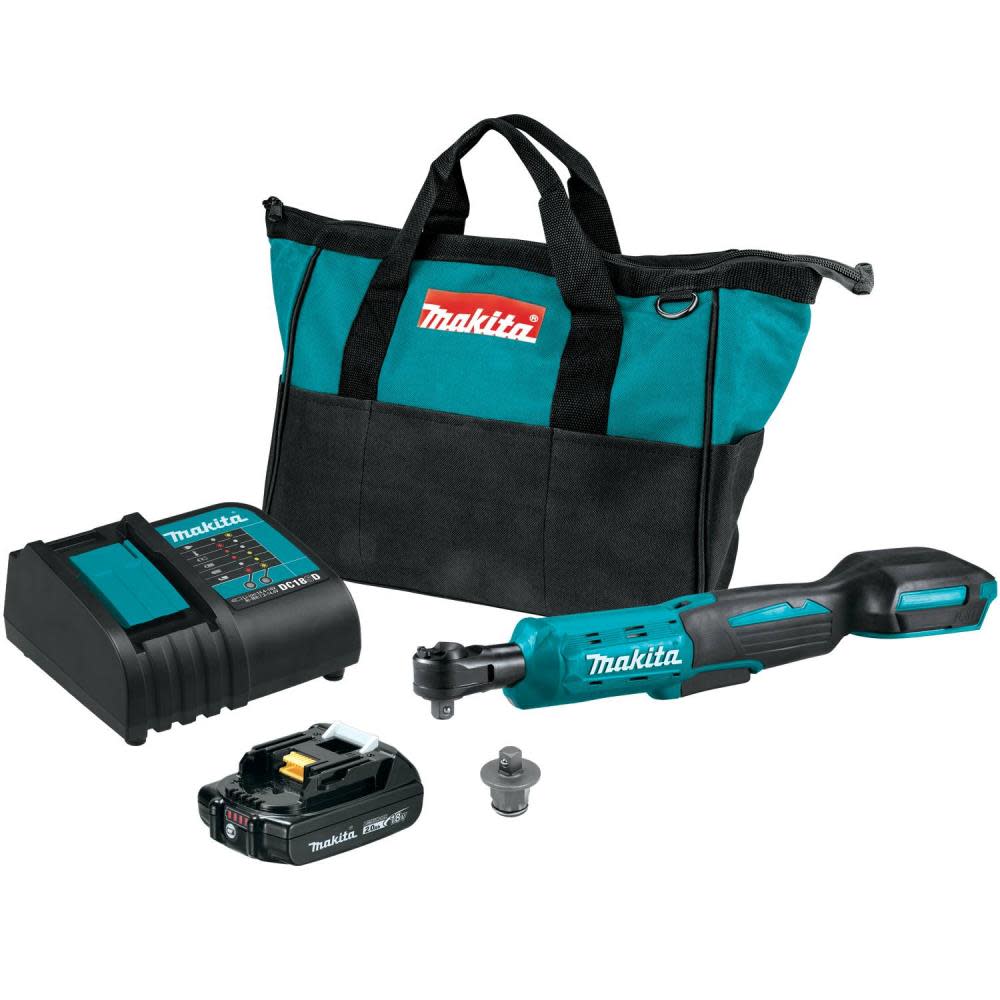 Makita 18V LXT 3/8″ / 1/4″ Sq Drive Ratchet Kit - Ascmtools