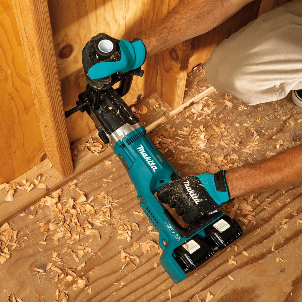 Makita 36V (18V X2) LXT 7/16″ Hex Right Angle Drill Brushless Kit - Ascmtools
