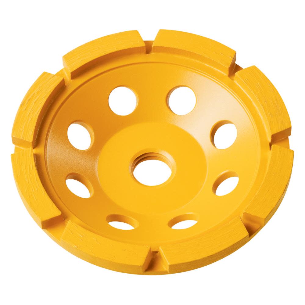 DEWALT 4 In. Single Row Diamond Cup Grinding Wheel - Ascmtools