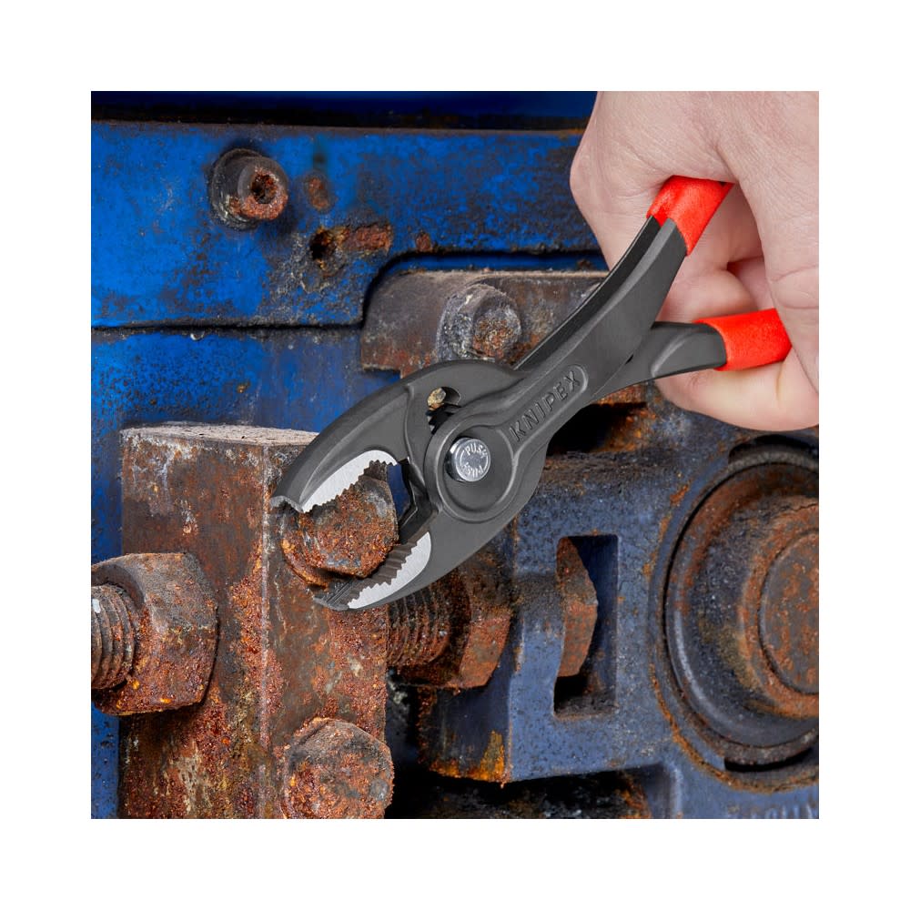 Knipex 8 In. TwinGrip Slip Joint Pliers with Dipped Handle - Ascmtools