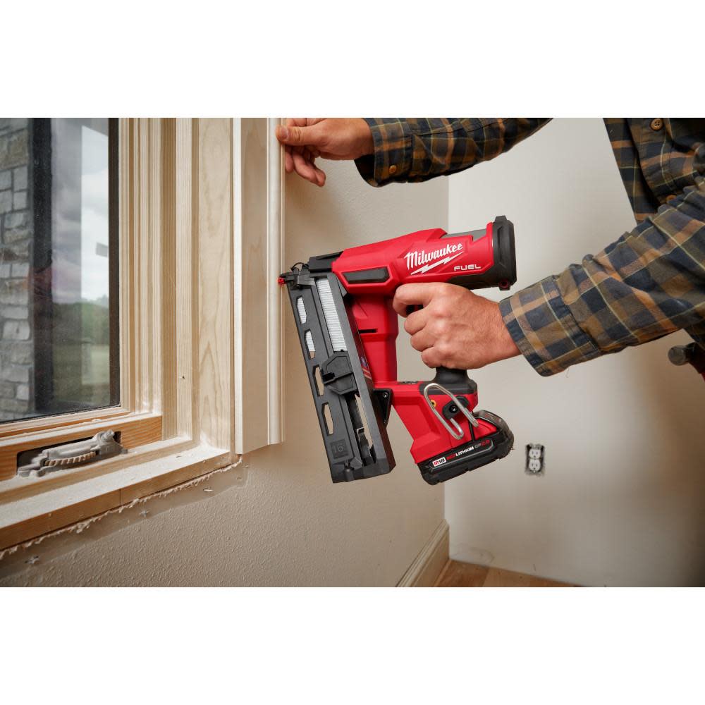 Milwaukee M18 FUEL Angled Finish Nailer 16 Gauge Reconditioned Bare Tool - Ascmtools