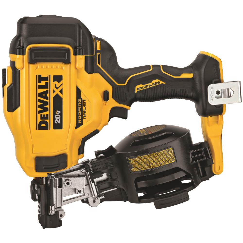 DEWALT 20V MAX* 15 Cordless Coil Roofing Nailer (Bare Tool) - Ascmtools