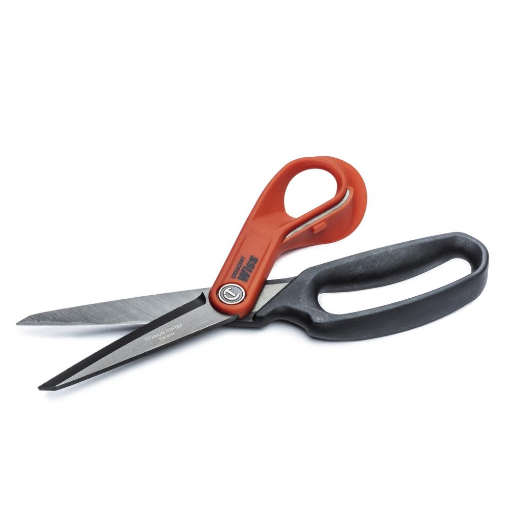 Crescent Wiss 10″ Tradesman Shears Heavy Duty Titanium Coated - Ascmtools
