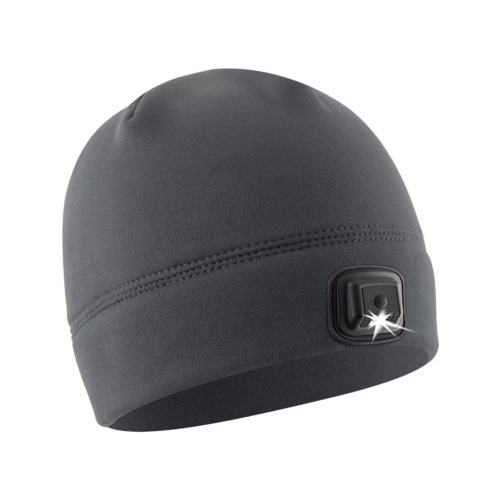 Panther Vision POWERCAP HCL Beanie Charcoal Gray LED Rechargeable - Ascmtools