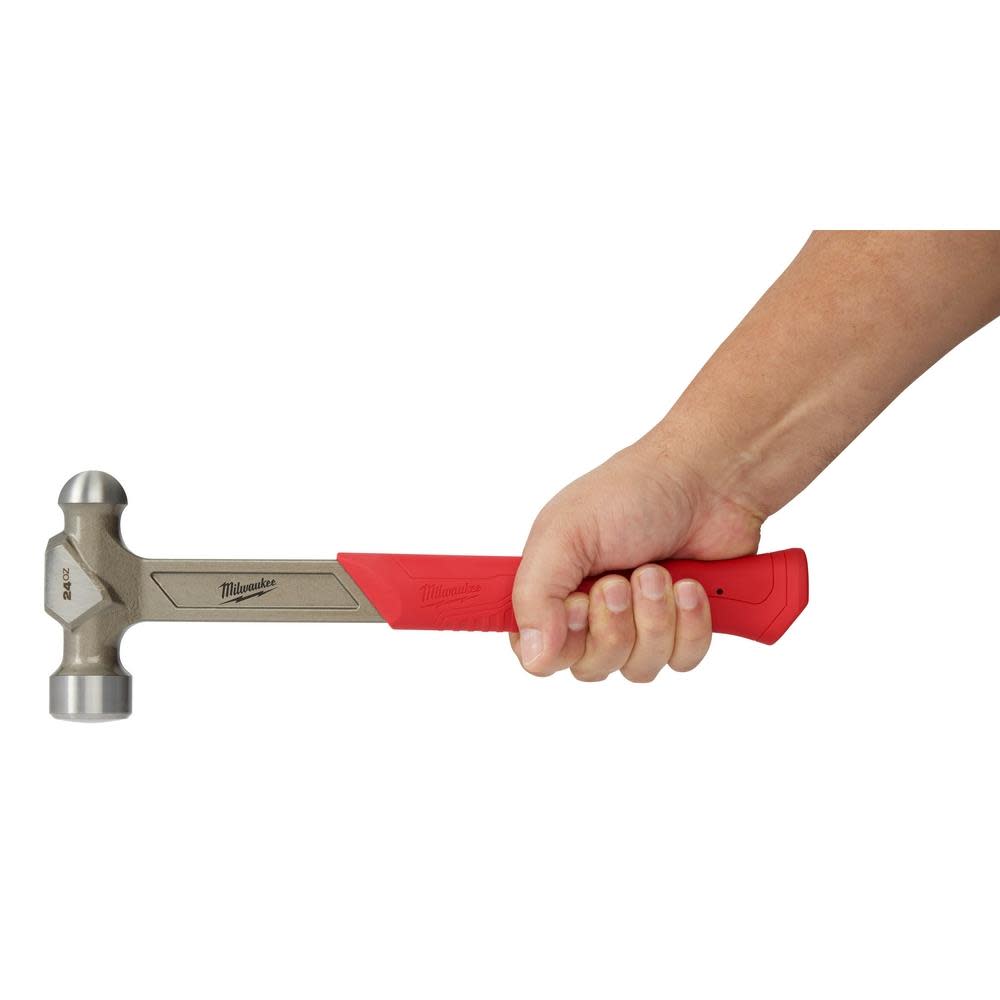 Milwaukee 24oz Steel Ball Peen Hammer - Ascmtools