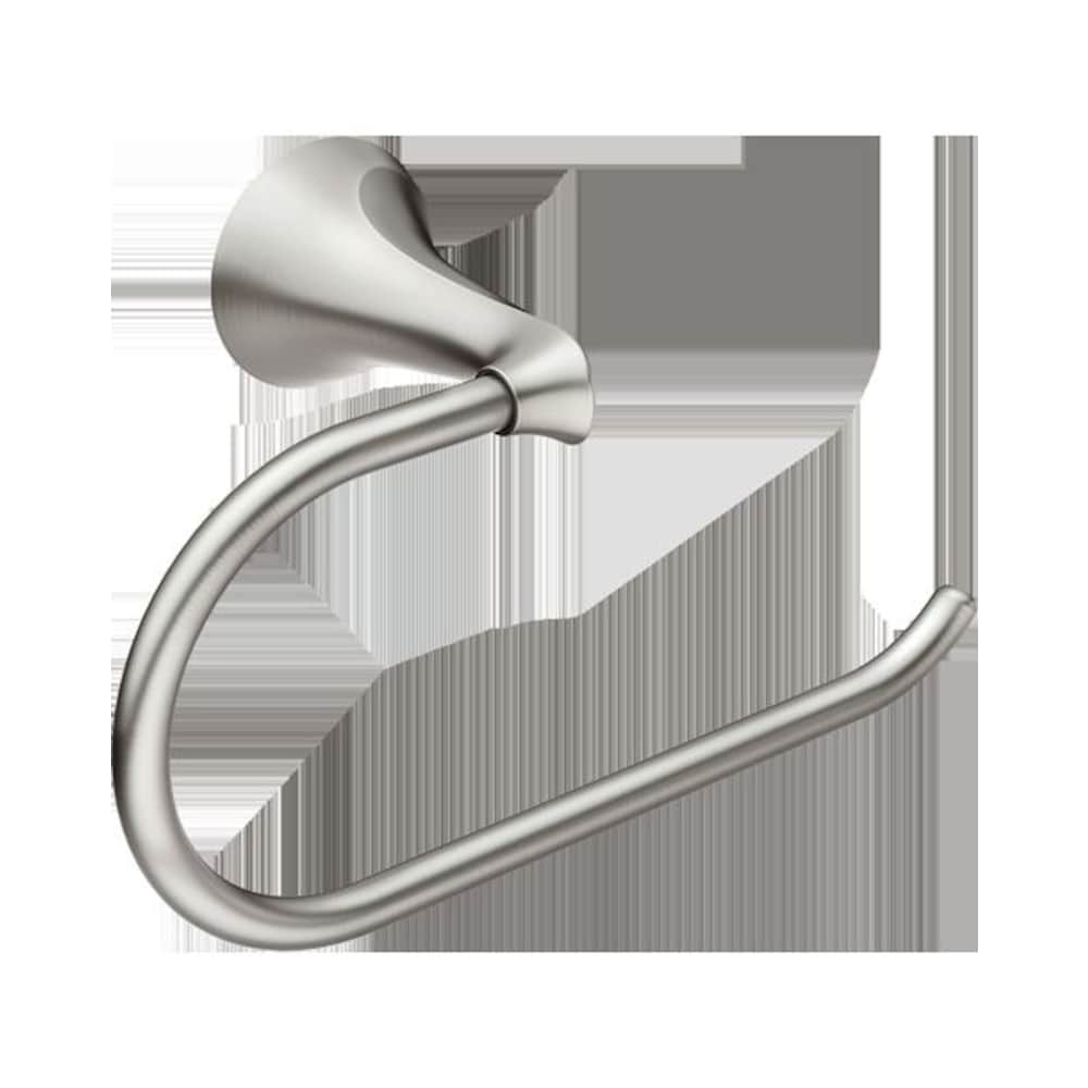 Moen Darcy Toilet Paper Holder Brushed Nickel 1 Post European - Ascmtools