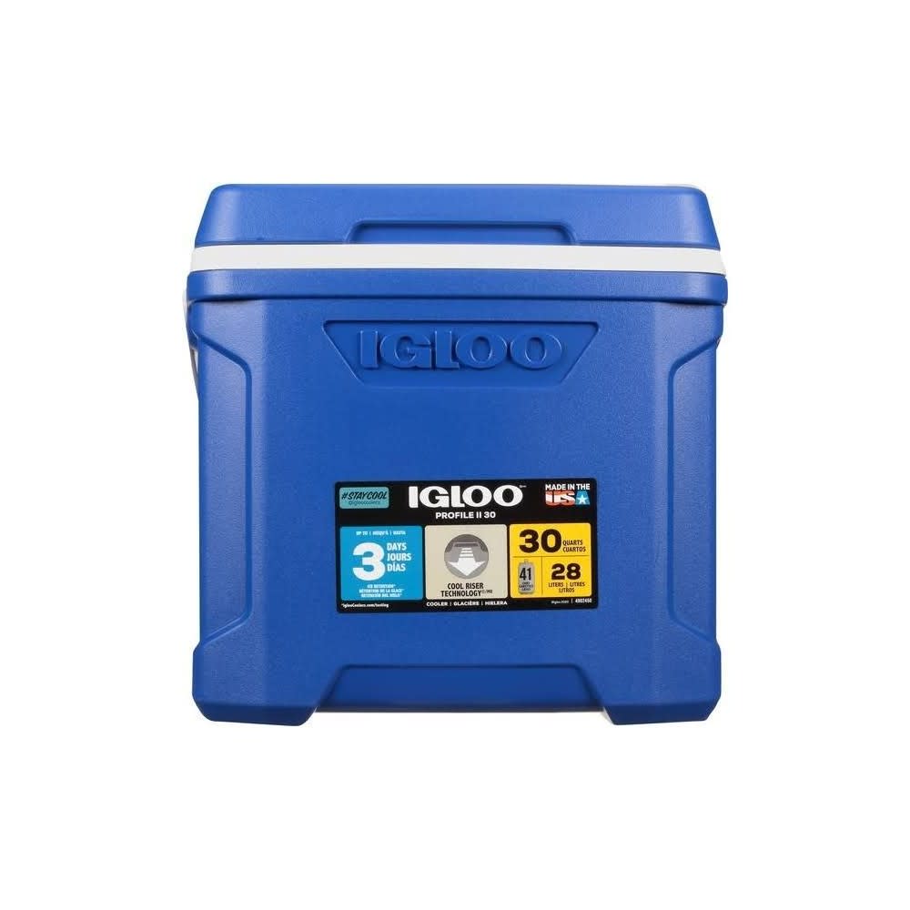 Igloo Profile II 30 Hard Cooler Majestic Blue 30qt - Ascmtools