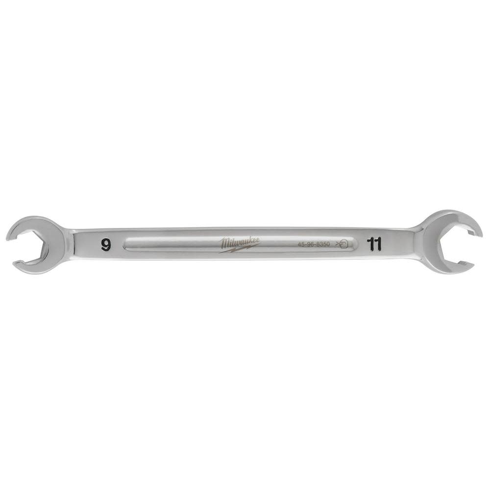 Milwaukee 9mm X 11mm Double End Flare Nut Wrench - Ascmtools