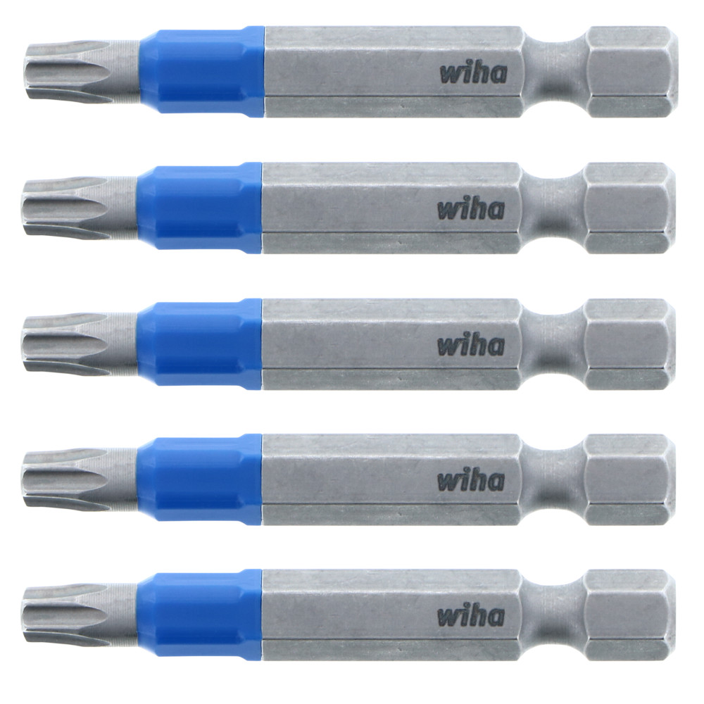 Wiha TerminatorBlue Impact Bit Torx T25 2″ 5pk - Ascmtools