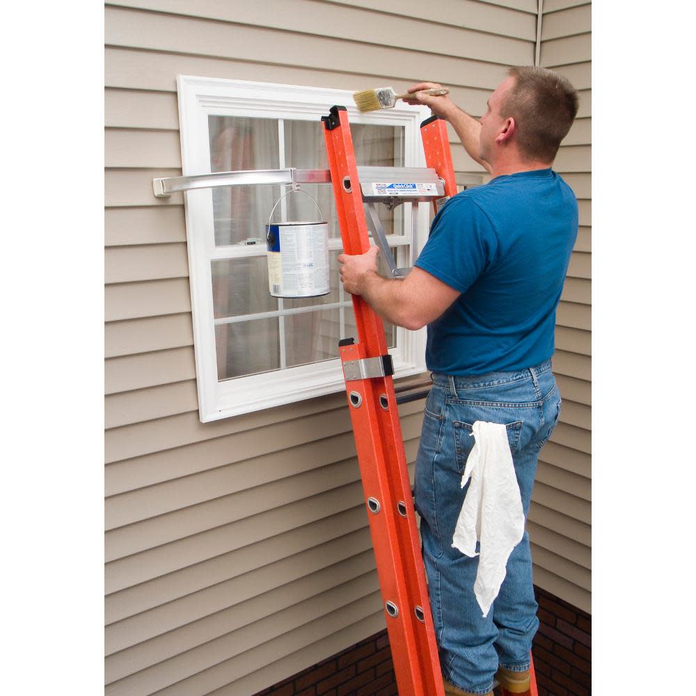 Werner Aluminum Ladder Stabilizer for Extension Ladders. Attaches In Minutes - Ascmtools