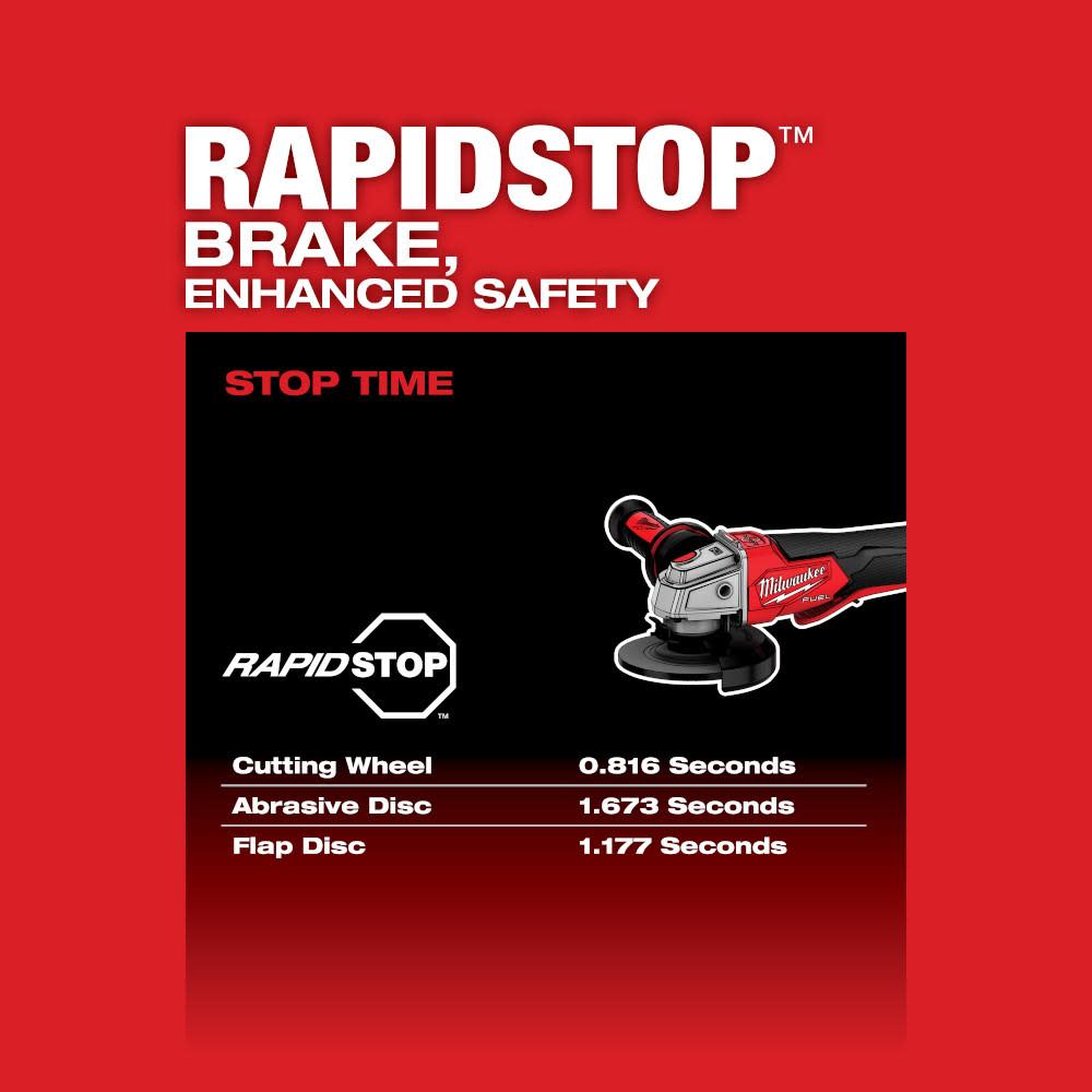 Milwaukee M18 FUEL 4 1/2″ / 5″ Grinder Paddle Switch No Lock Bare Tool - Ascmtools