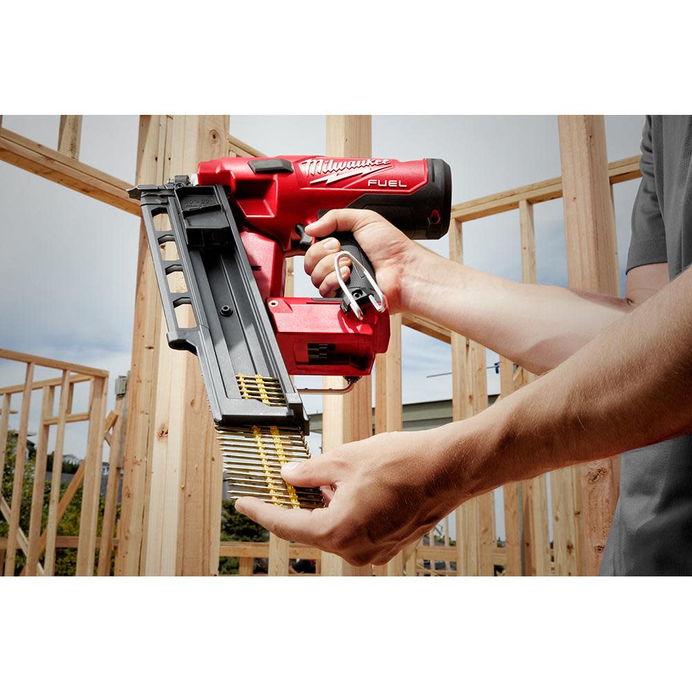Milwaukee M18 FUEL 21 Degree Framing Nailer - Ascmtools