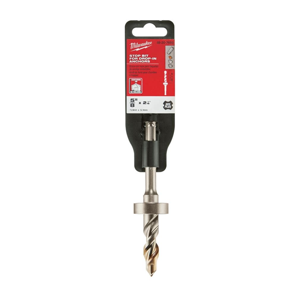 Milwaukee SDS-Plus Stop Bit 5/8 in. x 2-1/16 in. - Ascmtools