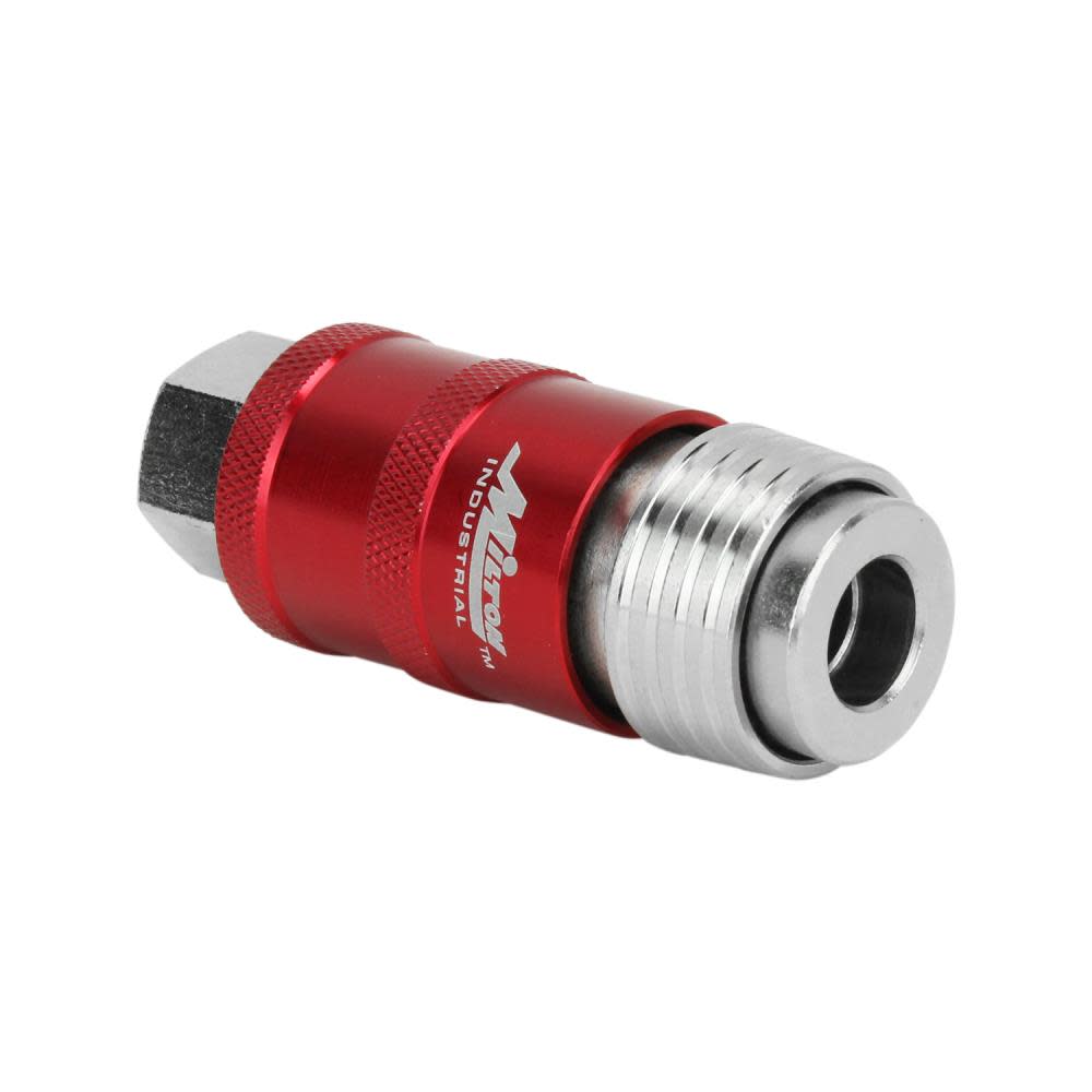 Milton 5 In ONE S-1750 Universal Safety Exhaust Quick-Connect Industrial Coupler 1/4″ FNPT - Ascmtools