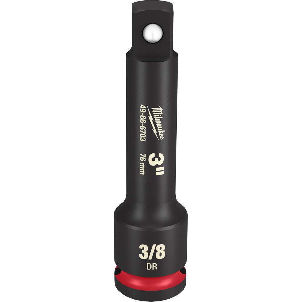Milwaukee SHOCKWAVE Impact Duty 3″ Extension 3/8″ Drive - Ascmtools