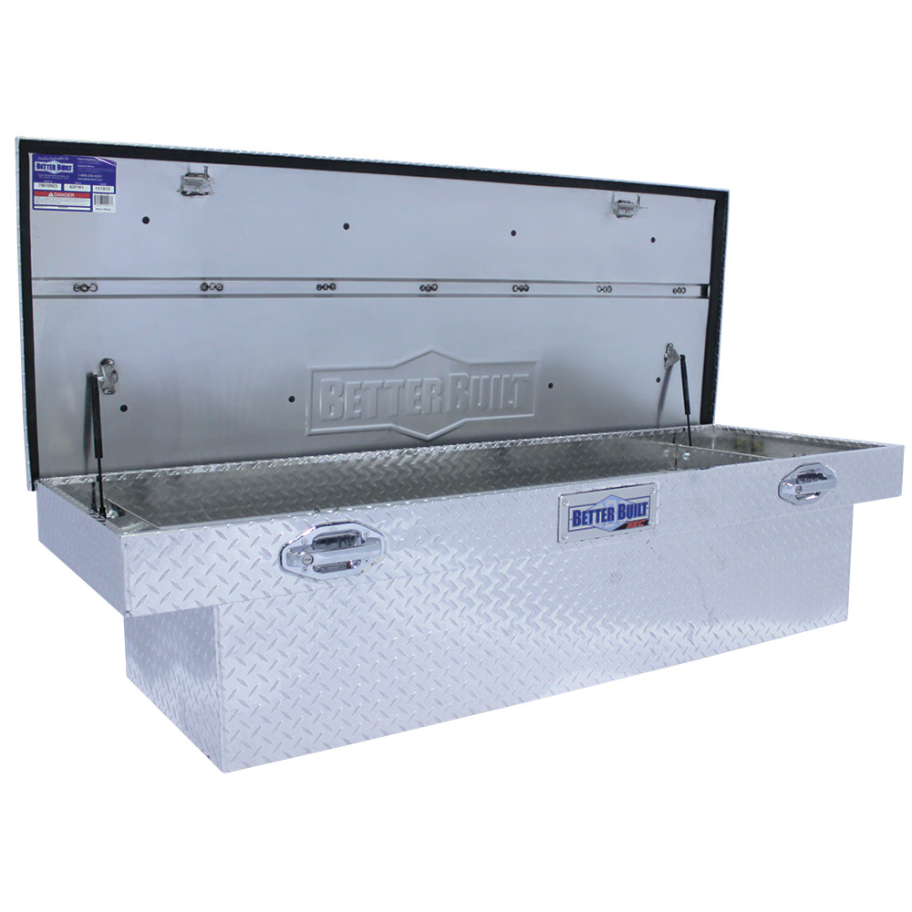Better Built 69″ SEC Saddle Truck Tool Box DEEP & WIDE BRITE ALUMINUM - Ascmtools