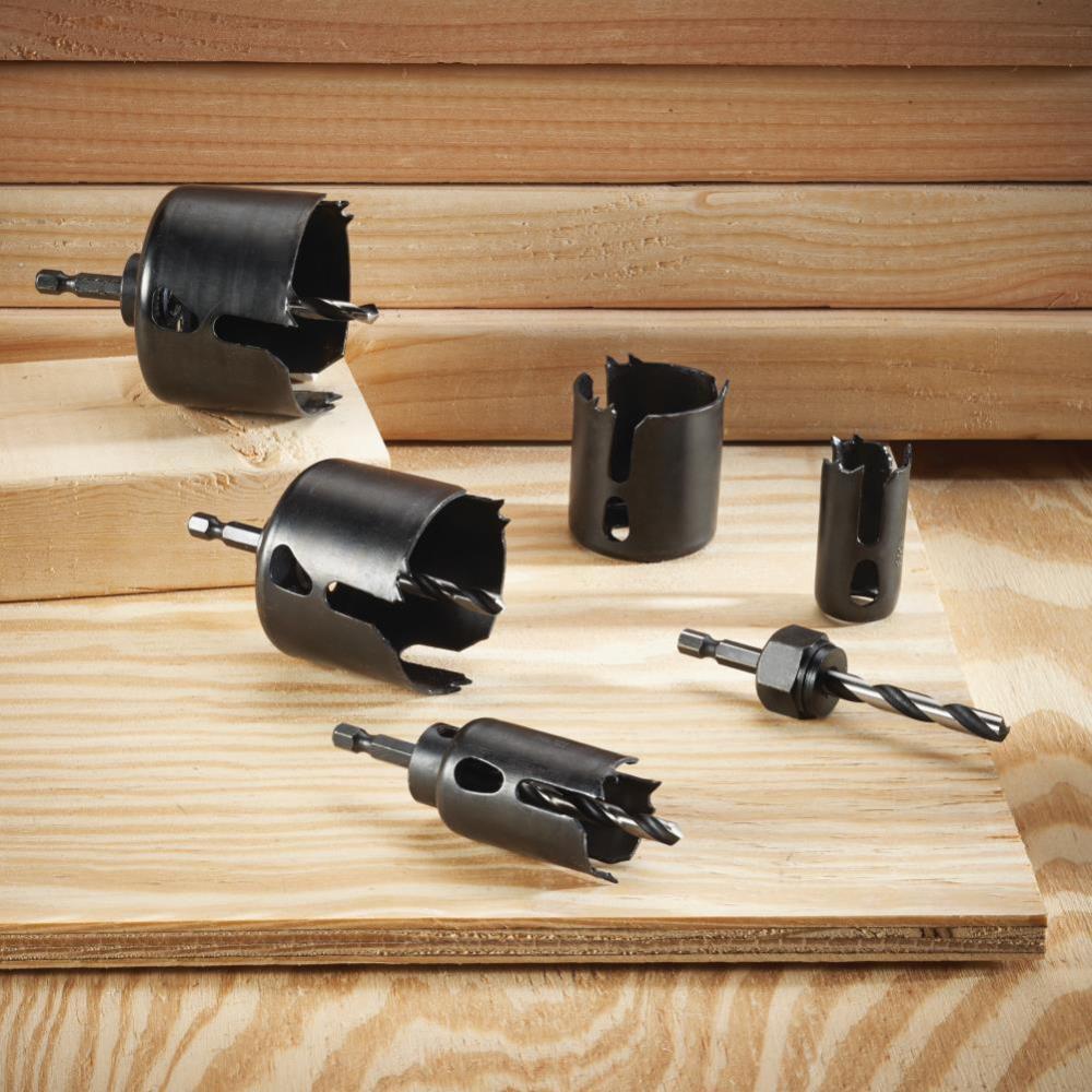 Bosch 7 pc. Daredevil Wood Hole Saw Set - Ascmtools