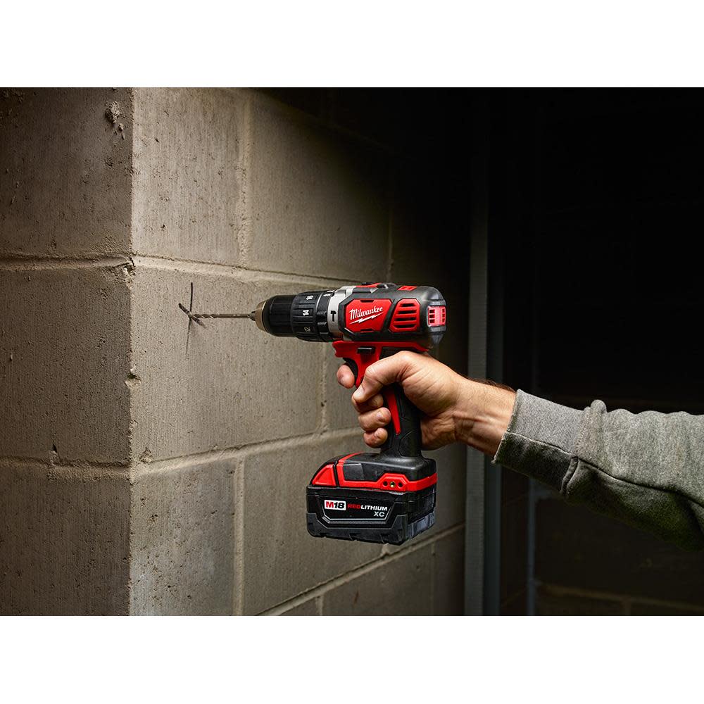 Milwaukee M18 Compact 1/2″ Hammer Drill/Driver Bare Tool Reconditioned - Ascmtools
