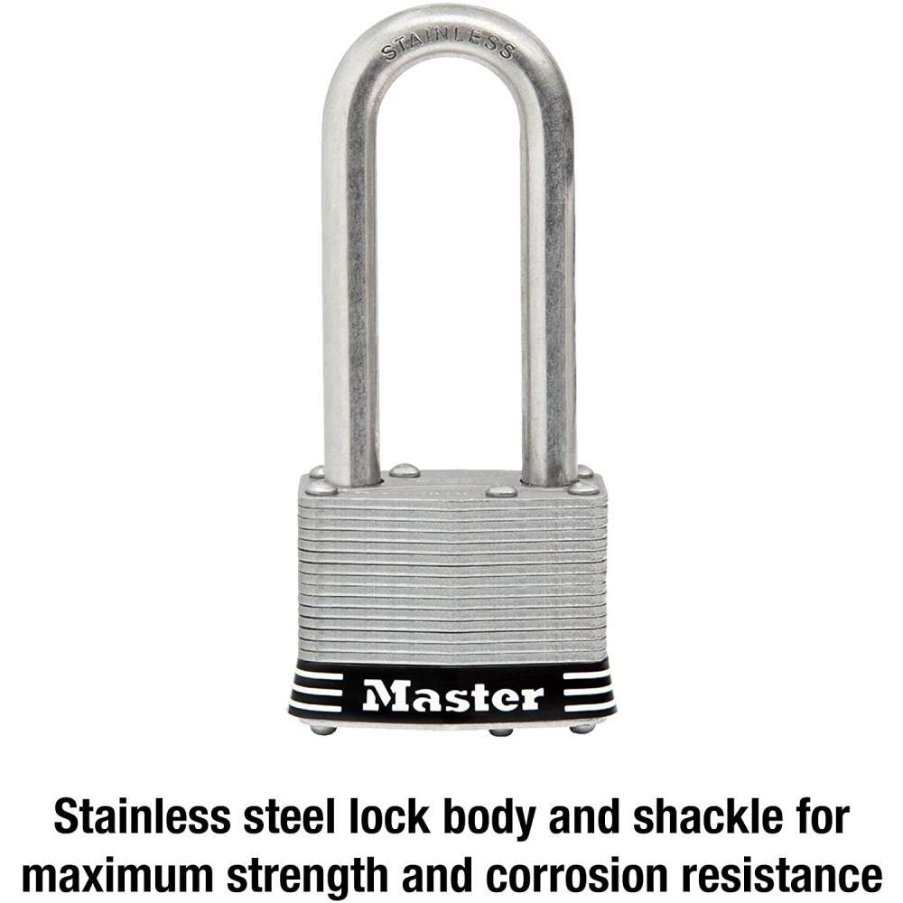 Master Lock Padlock 2″ Keyed Dual Ball Bearing Pin Tumbler - Ascmtools