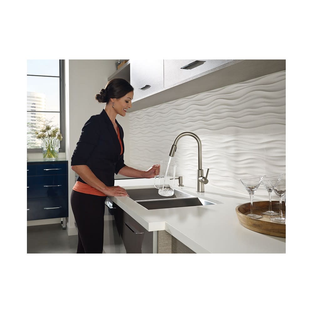 Moen Nori Kitchen Faucet Chrome 1 Handle High Arc Pulldown - Ascmtools