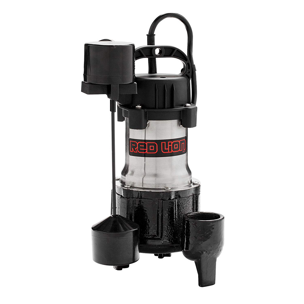 Red Lion 1/2 HP 3450 GPH Submersible Stainless Steel Sump Pump - Ascmtools