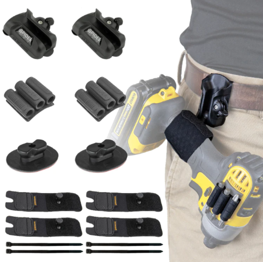 Spider Tool Holster Quad Tool Holster Kit 10pc Kit - Ascmtools