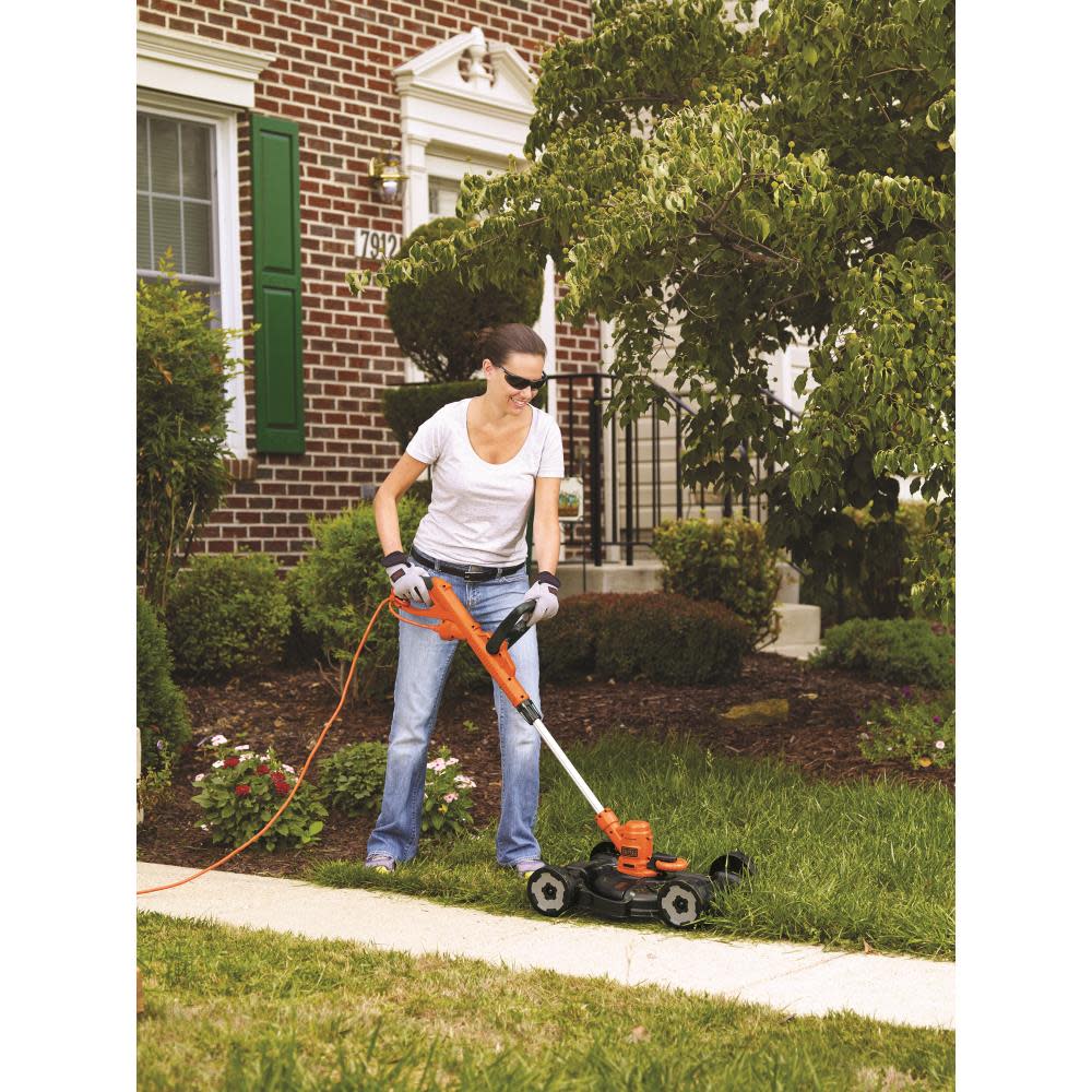 Black and Decker 6.5 Amp 12 in. Electric 3-in-1 Compact Mower (MTE912) - Ascmtools