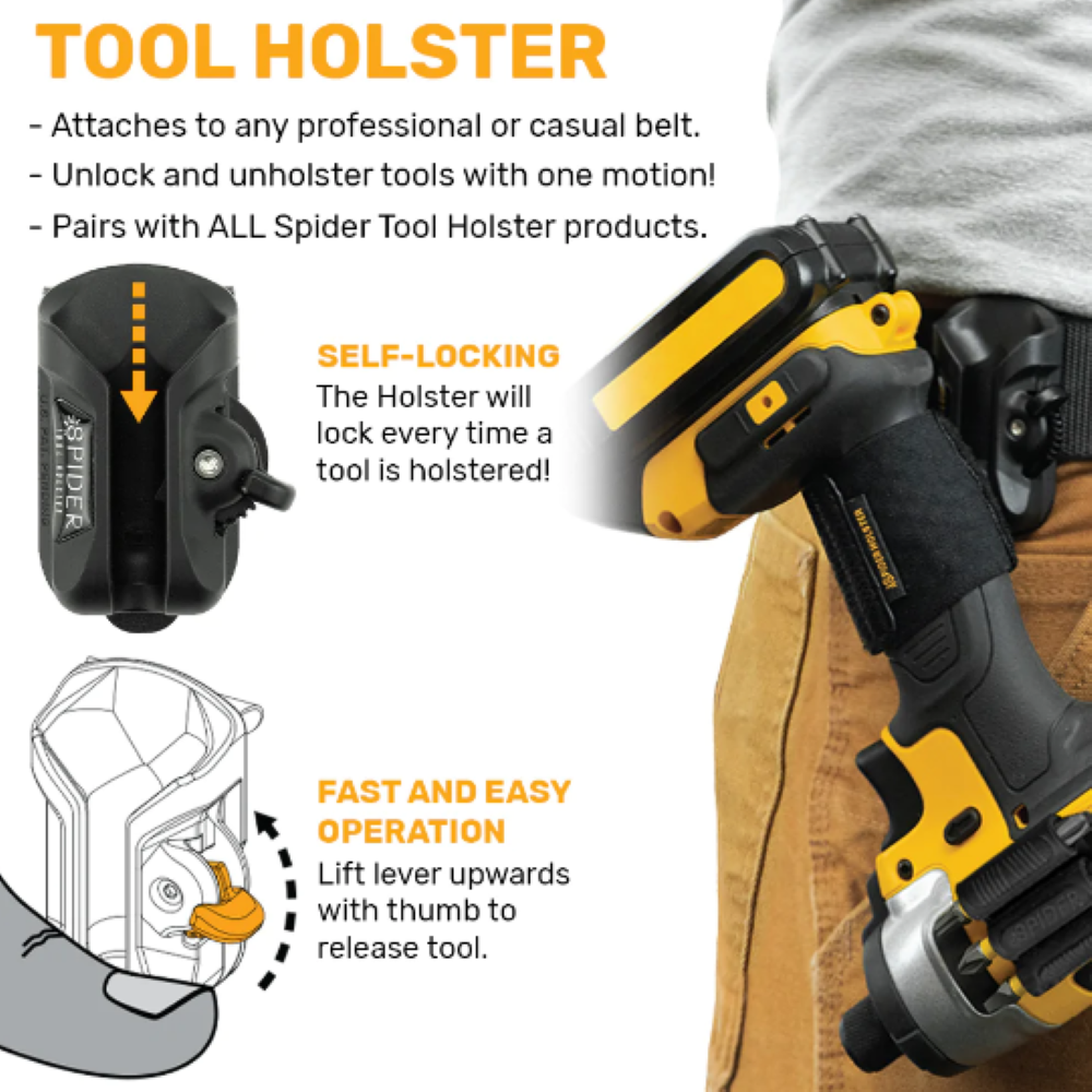 Spider Tool Holster Hammer Holster Set - Ascmtools