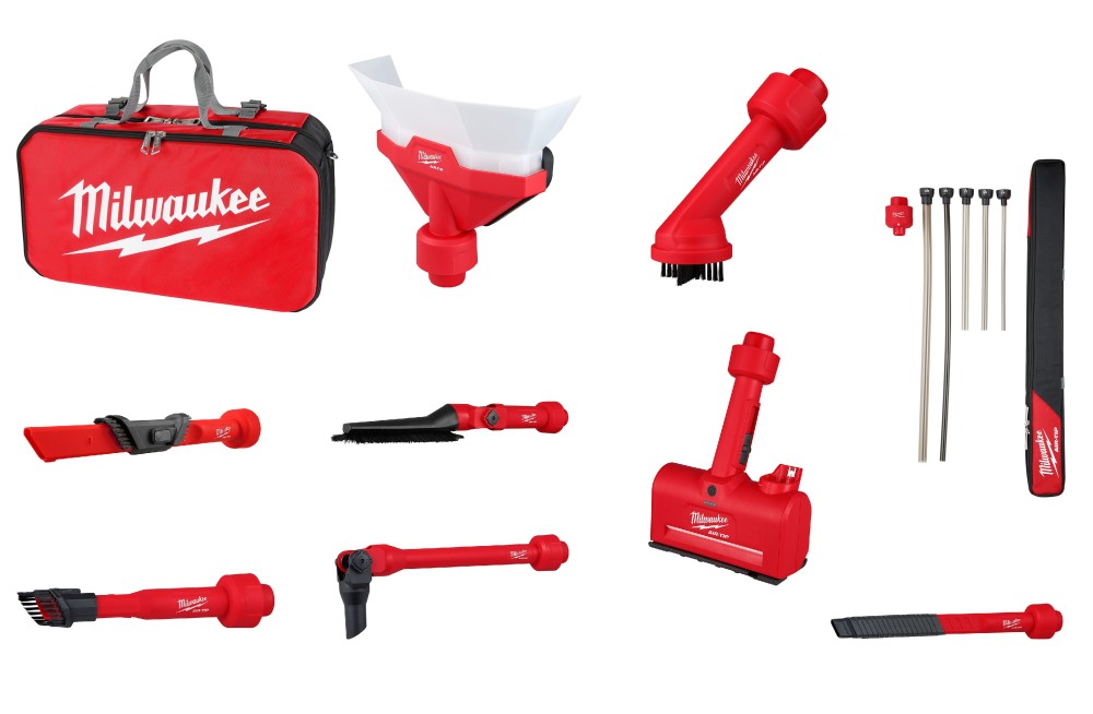 Milwaukee M12 AIR-TIP Vacuum Tool Accessories General Construction Bundle - Ascmtools