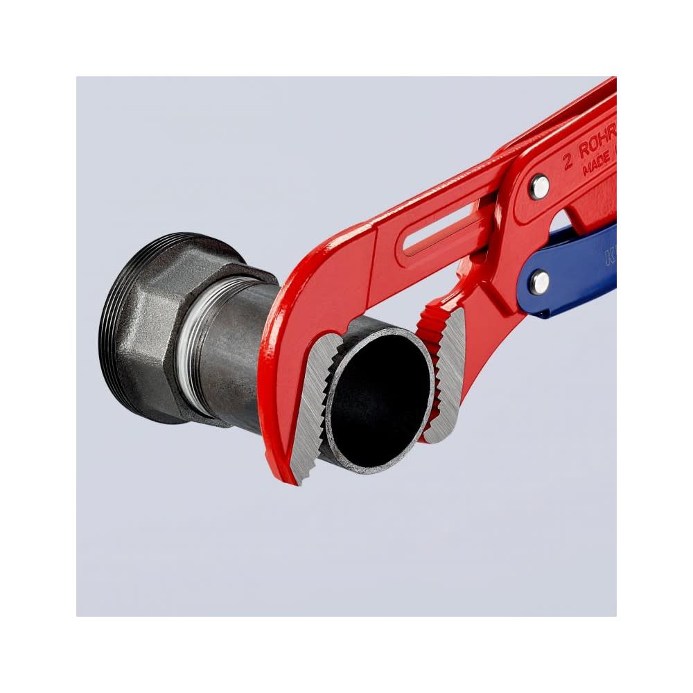 Knipex Pipe Wrench S Type 560 mm Swedish Pattern - Ascmtools