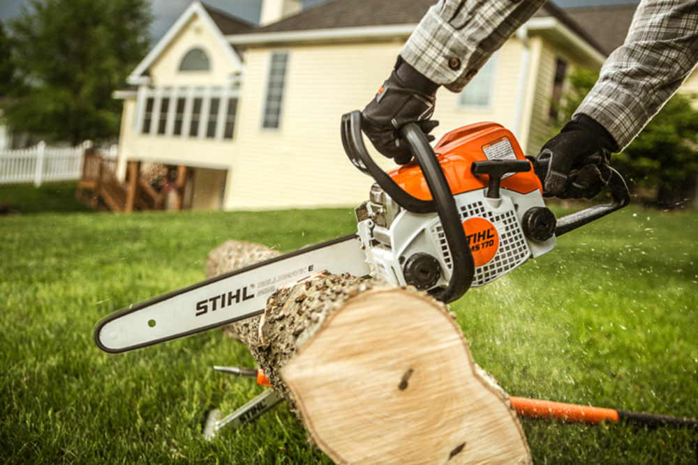 Stihl MS 170 Lightweight Gas Powered Chainsaw – 16 In - Ascmtools