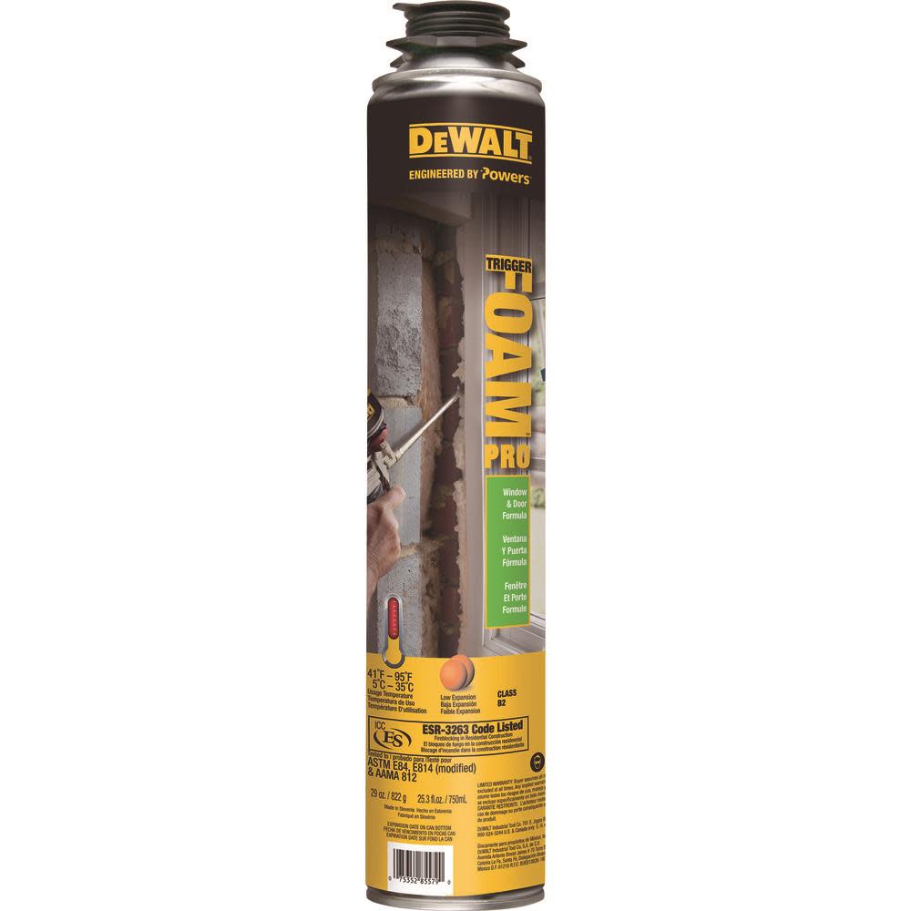 DEWALT Expansion Foams TRIGGERFOAM PRO WIND&DOOR 29oz - Ascmtools