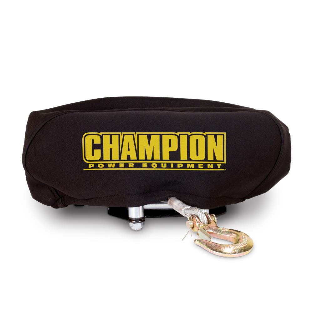 Champion Power Equipment Weather-Resistant Neoprene Storage Cover for Winches 4000-5000 lb. - Ascmtools