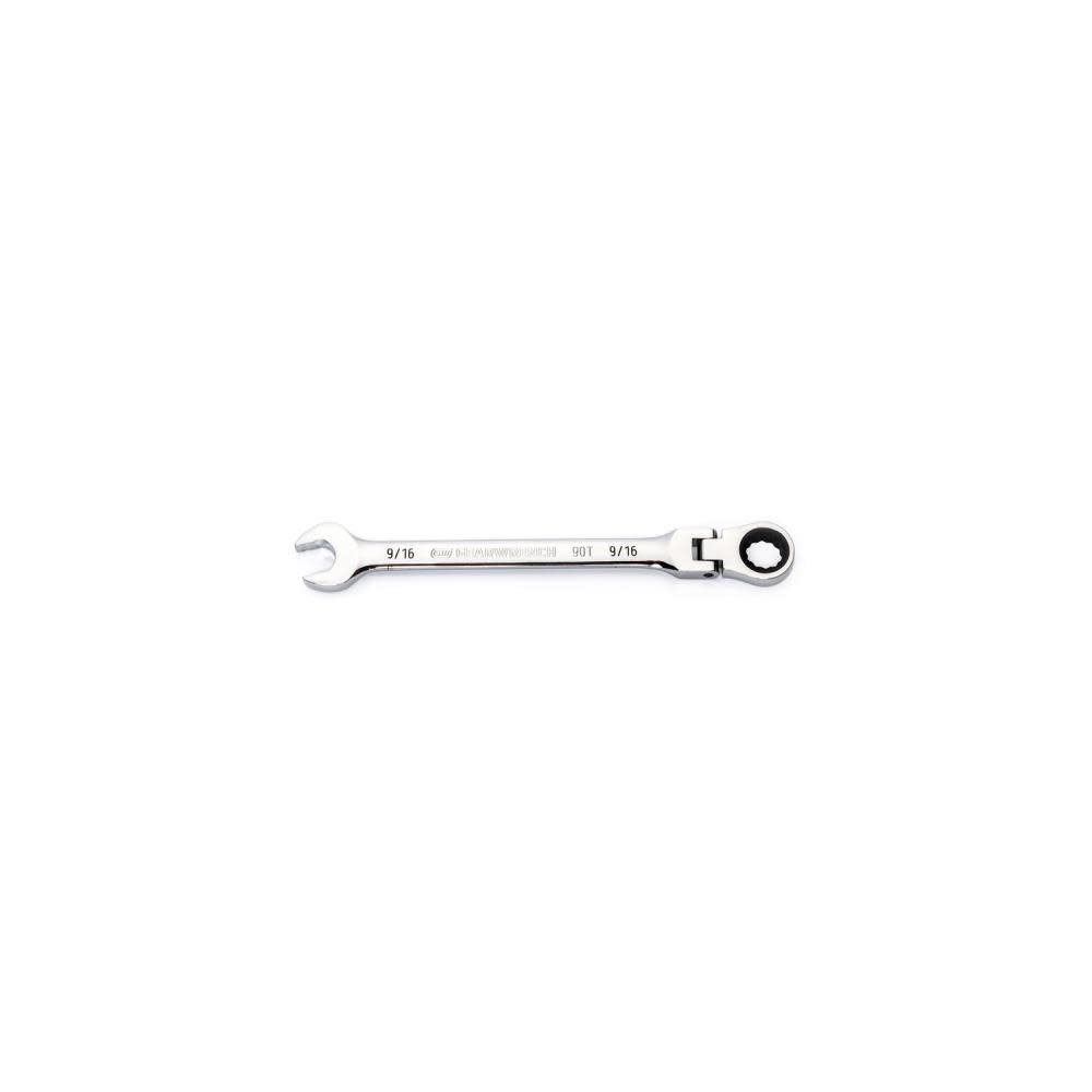 GEARWRENCH 9/16″ 90T 12 Point Flex Head Ratcheting Combination Wrench - Ascmtools