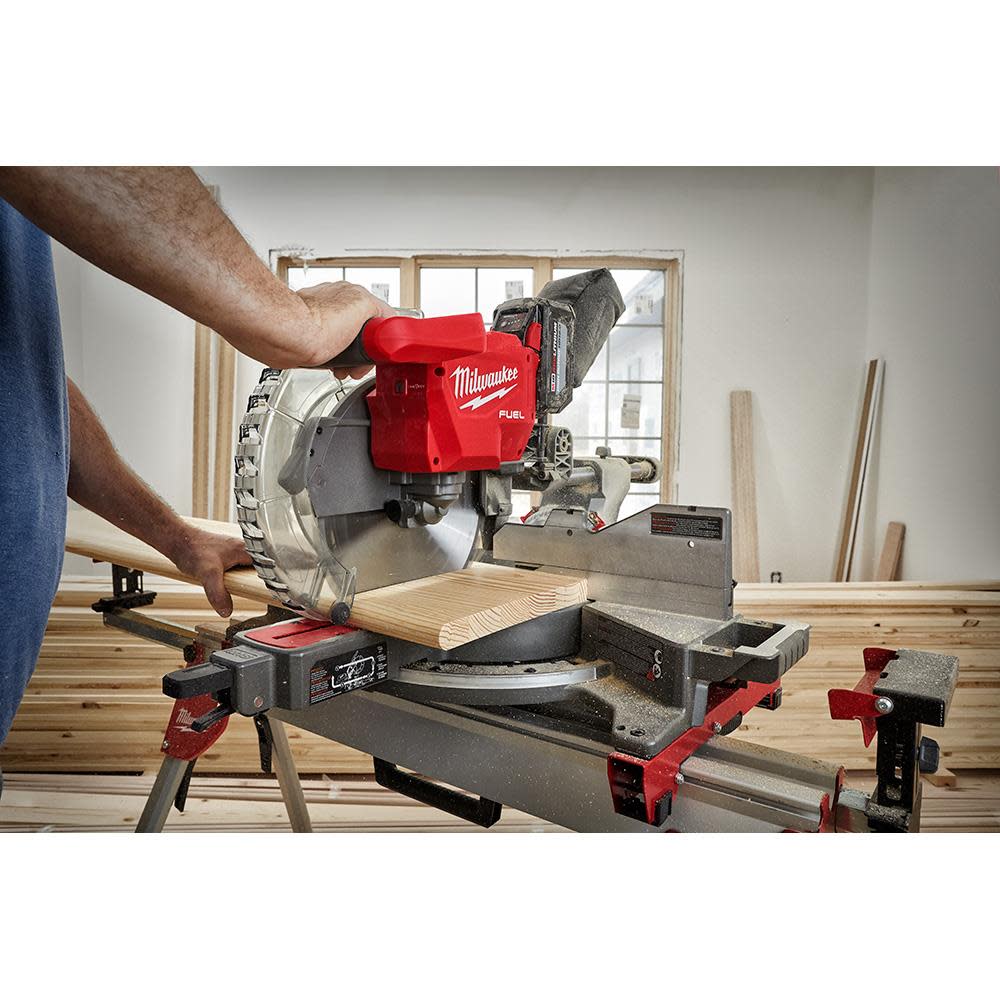Milwaukee M18 FUEL 12″ Dual Bevel Sliding Compound Miter Saw Reconditioned - Ascmtools