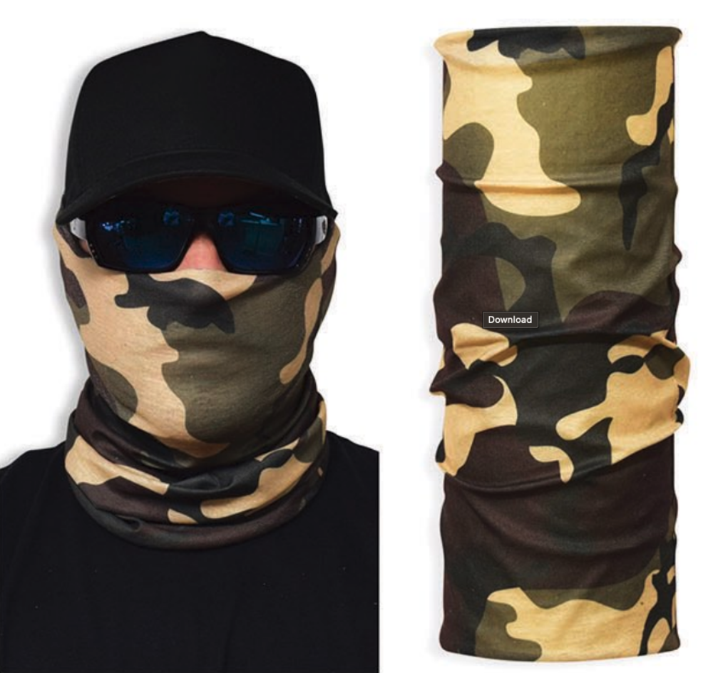 John Boy Face Guard Mask – Camo - Ascmtools