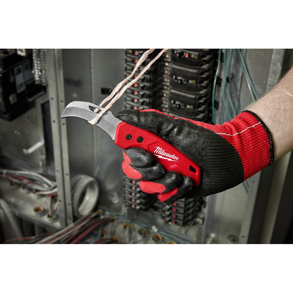 Milwaukee FASTBACK Hawkbill Folding Pocket Knife - Ascmtools