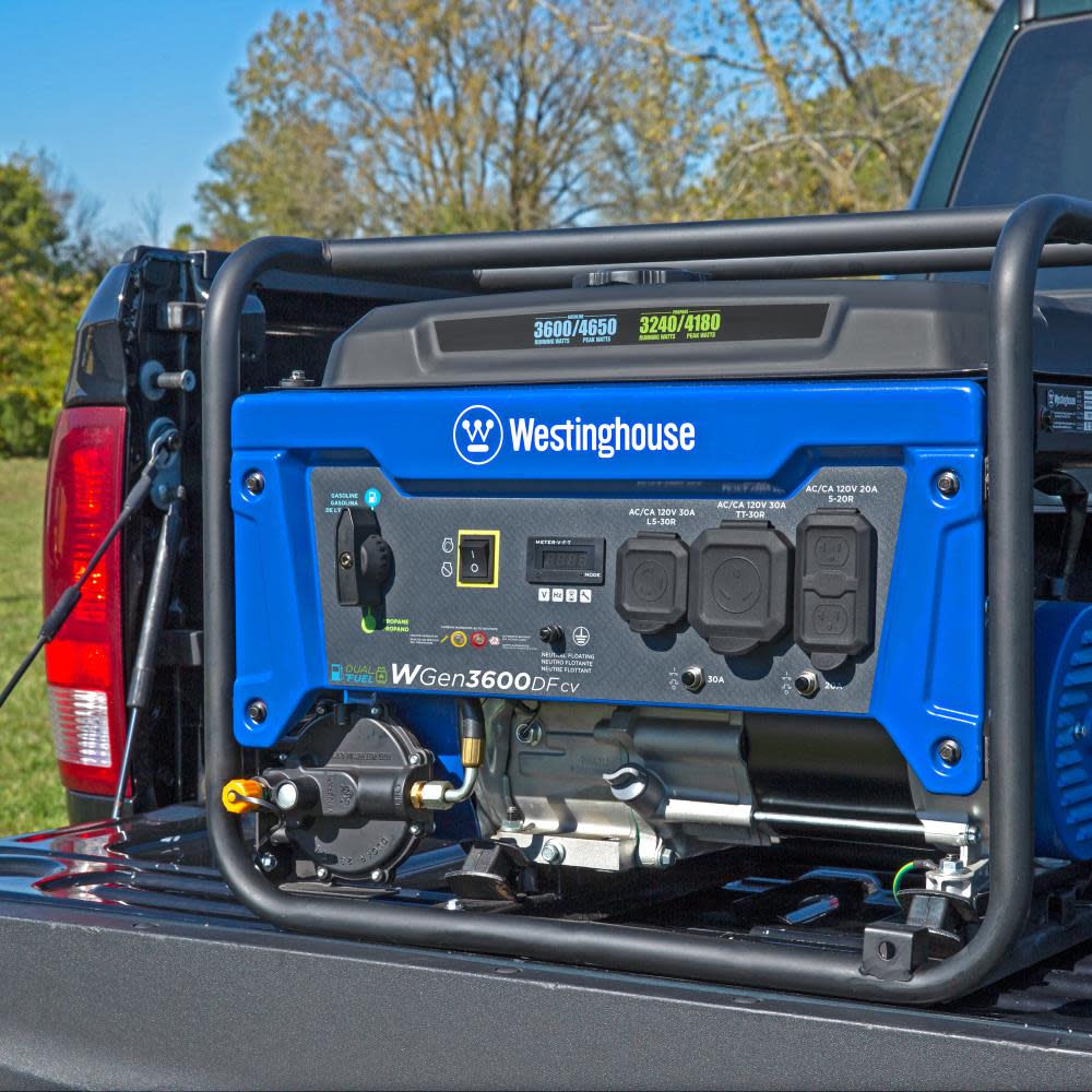 Westinghouse Outdoor Power Dual Fuel Portable Generator with CO Sensor - Ascmtools