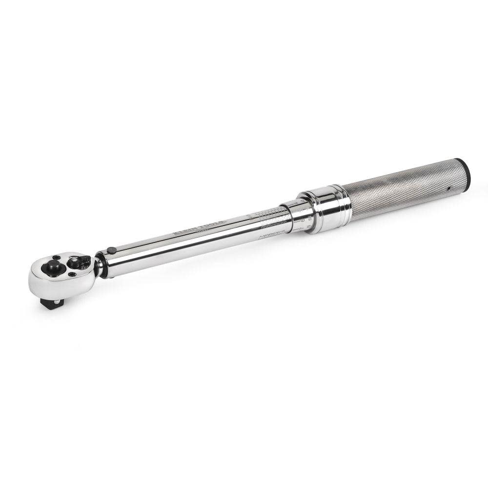 Klein Tools Micro-Adjustable Torque-Sensing Wrench with 1/2In Square-Drive Ratchet Head - Ascmtools