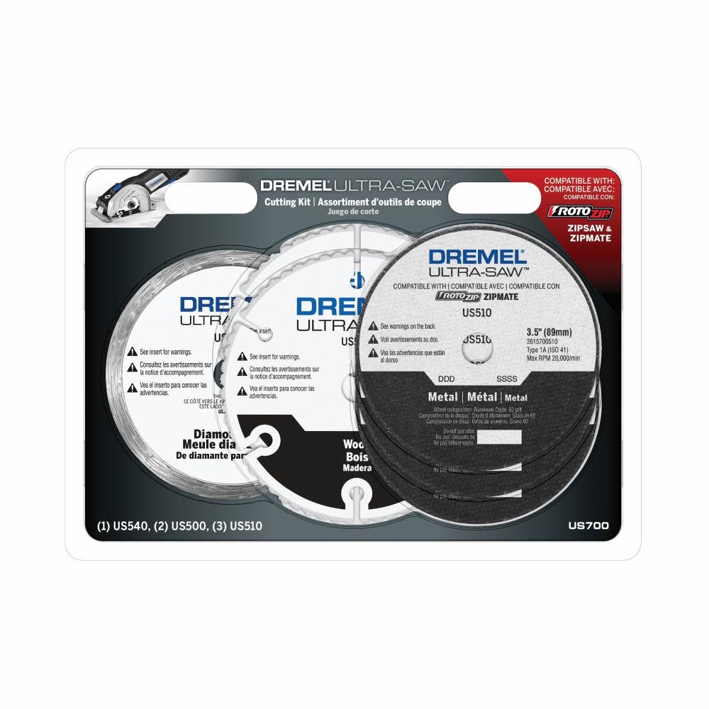 Dremel Ultra-Saw 6 pc. Cutting Kit - Ascmtools