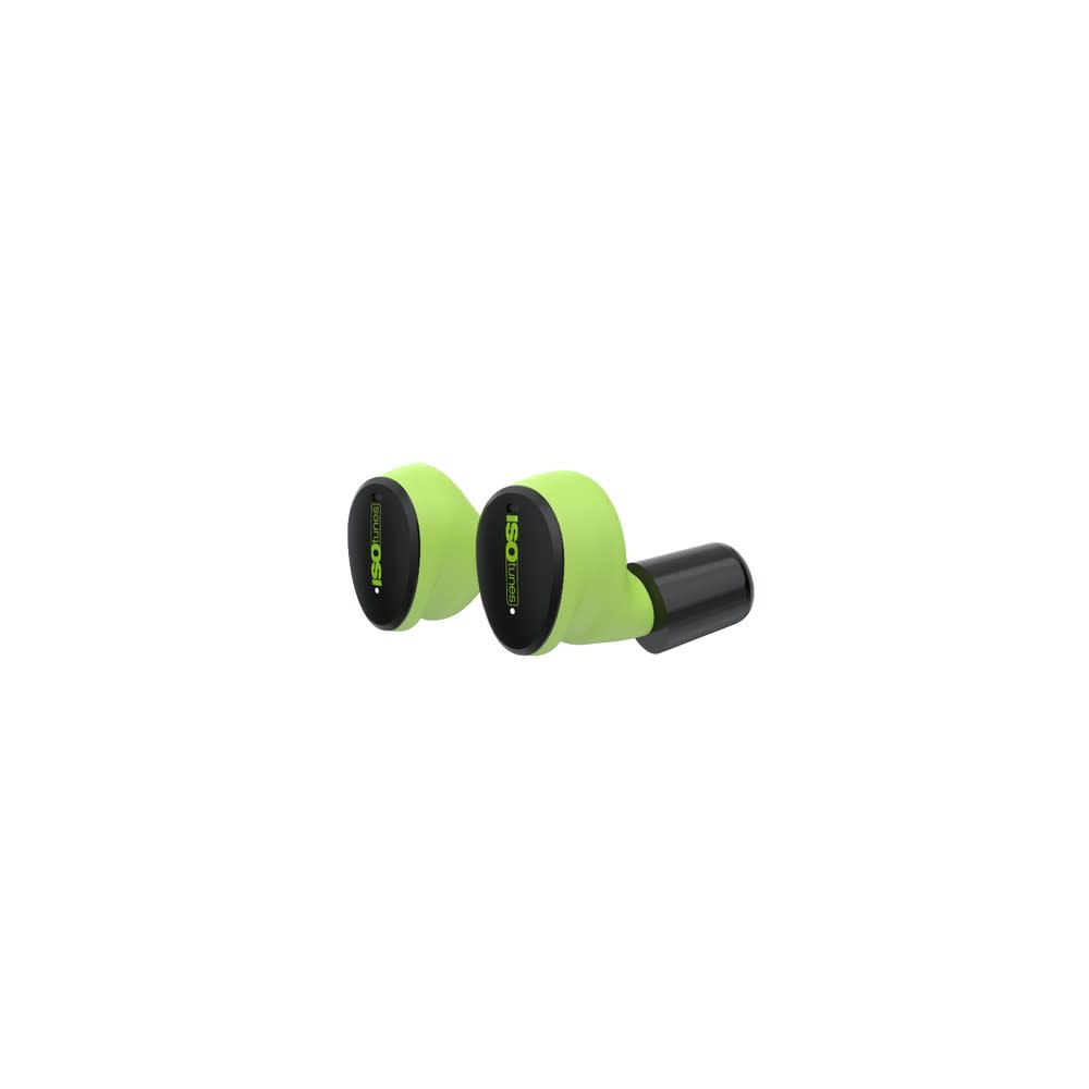 ISOtunes Haven Earbuds Bluetooth 25dB Safety Green - Ascmtools