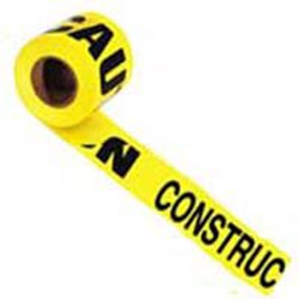 Irwin Tape 1000 Ft. x 3 In. Caution-Construction Area - Ascmtools
