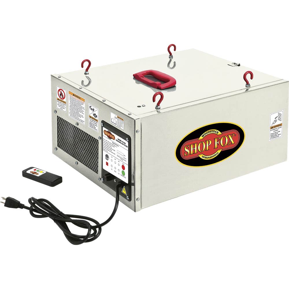 Shop Fox Hanging 3-Speed Air Filter - Ascmtools